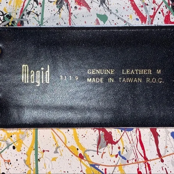 Magid White leather cummerbund style belt. - Picture 8 of 9